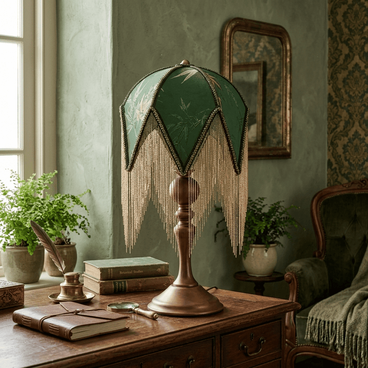 Victorian Fringe Table Lamp - Vakkerlight