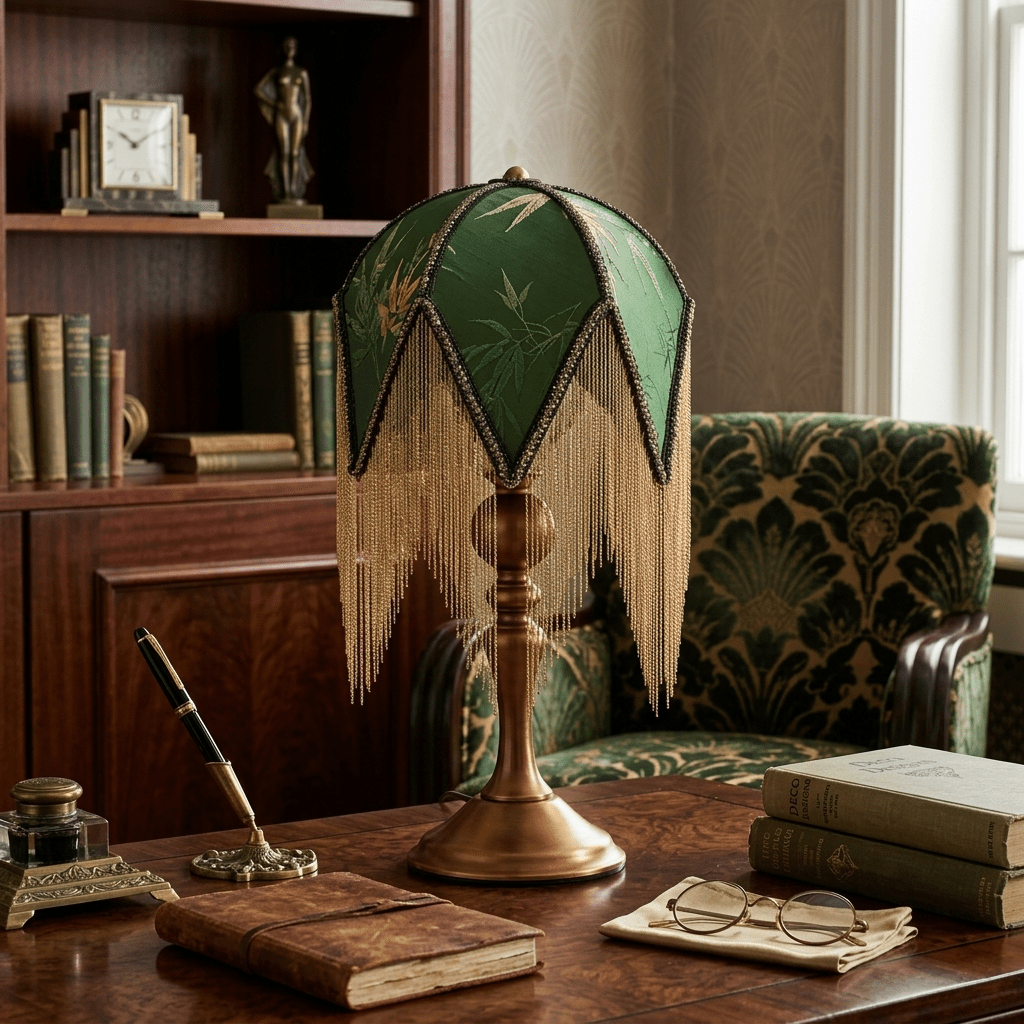 Victorian Fringe Table Lamp - Vakkerlight