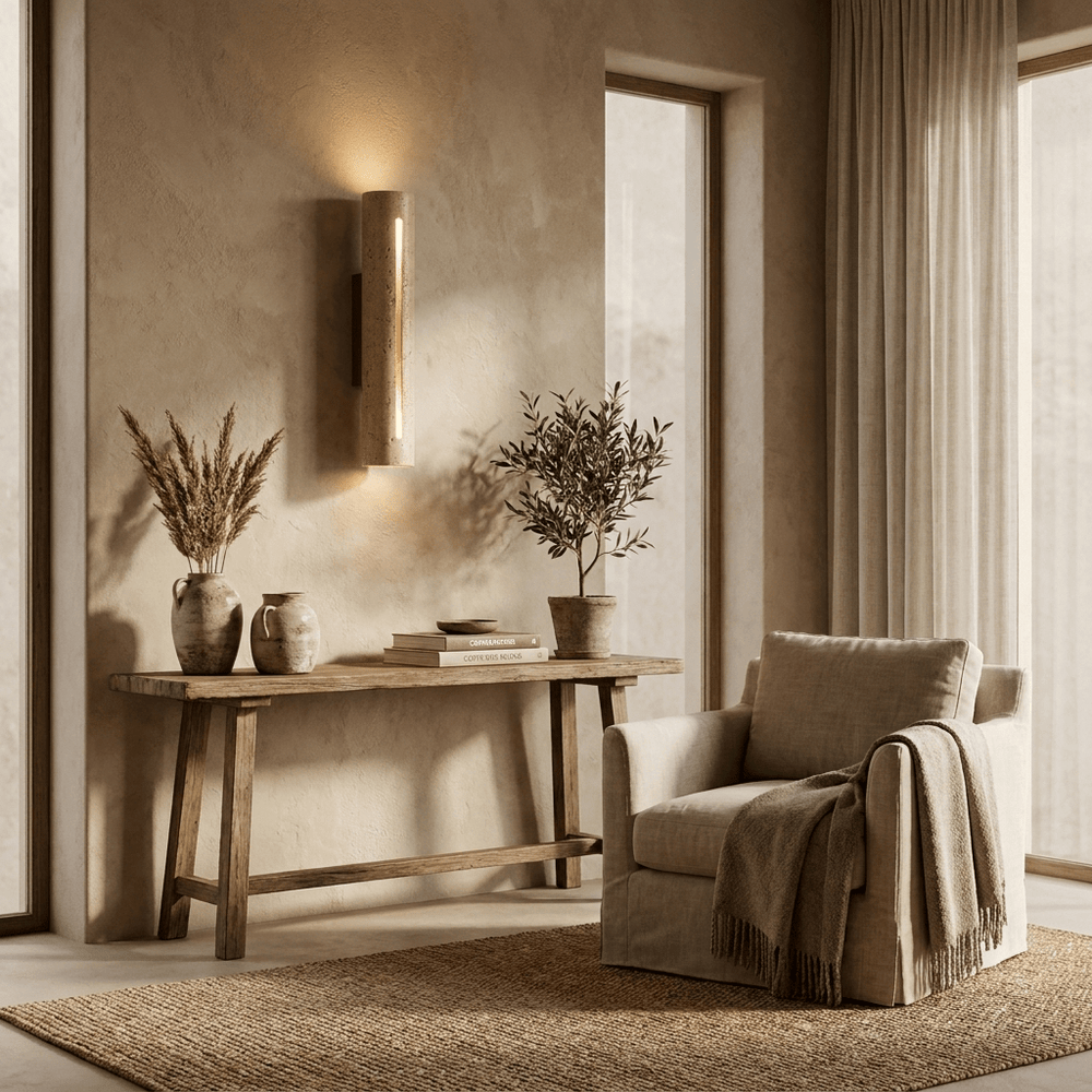 Slot Travertine Wall Sconce - Vakkerlight