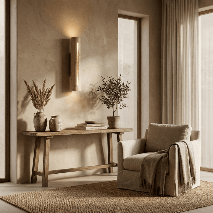 Slot Travertine Wall Sconce - Vakkerlight