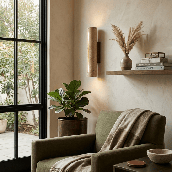 Slot Travertine Wall Sconce - Vakkerlight
