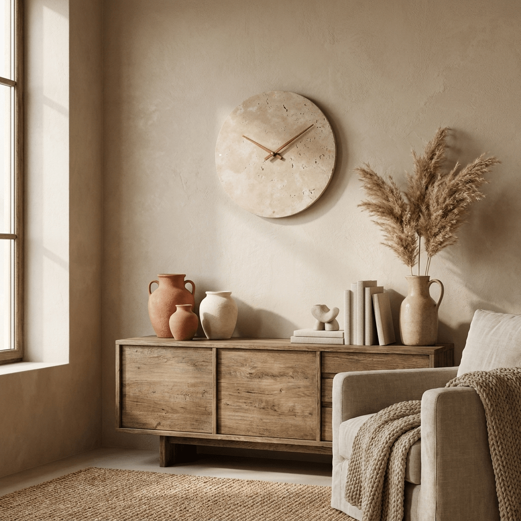 Dial Travertine Sconce - Vakkerlight