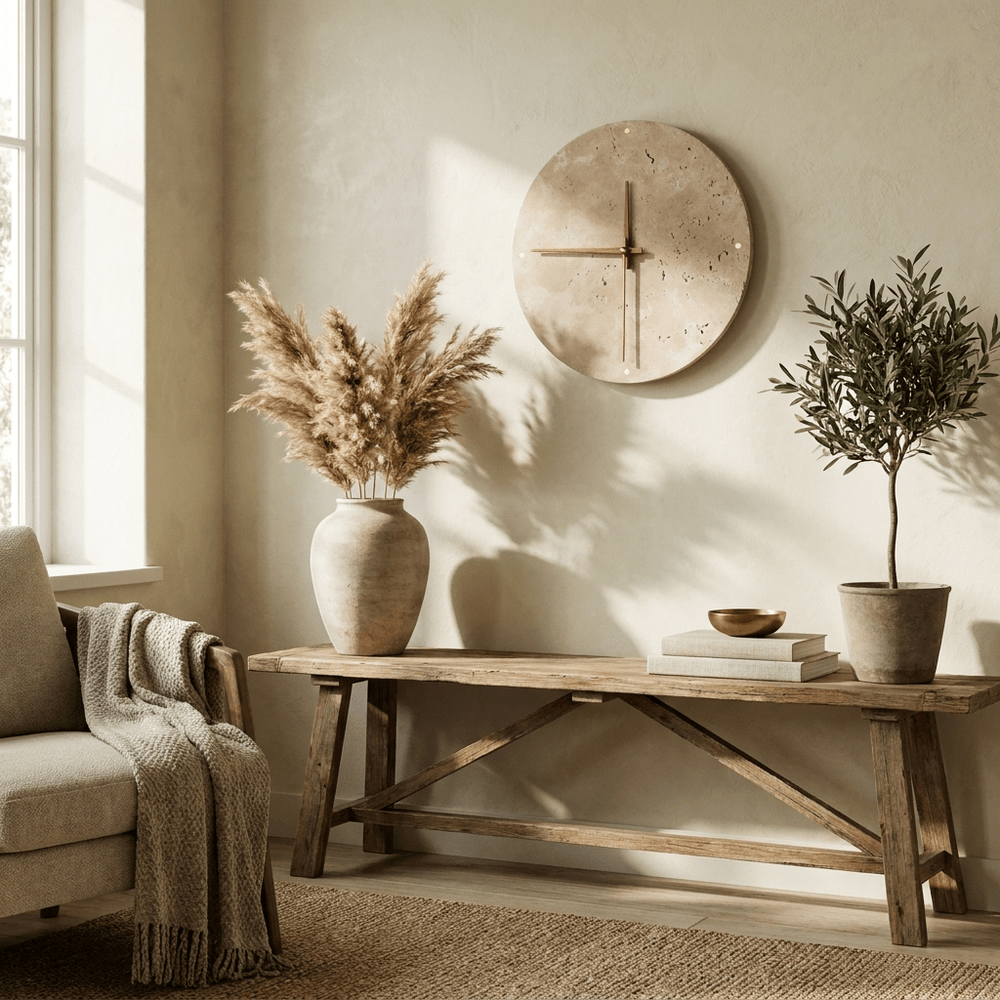 Dial Travertine Sconce - Vakkerlight