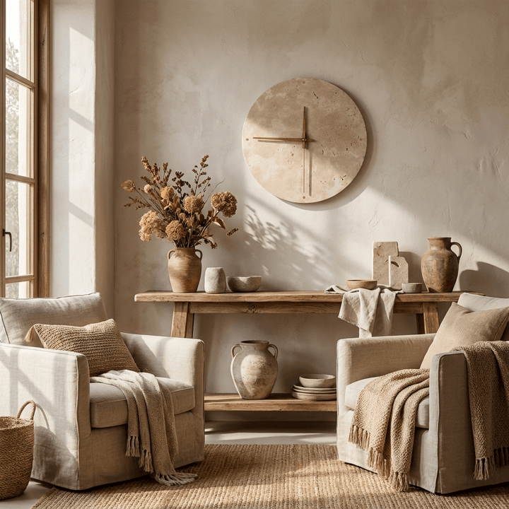 Dial Travertine Sconce - Vakkerlight