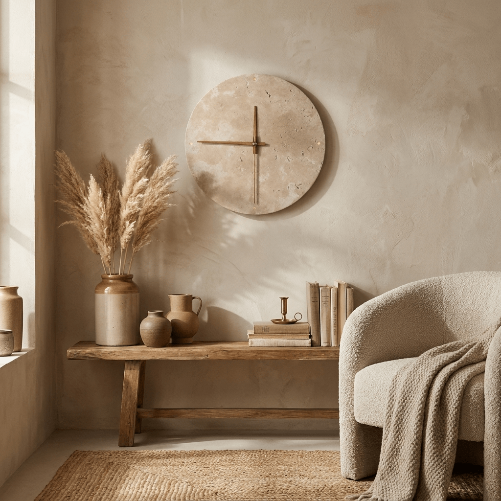 Dial Travertine Sconce - Vakkerlight