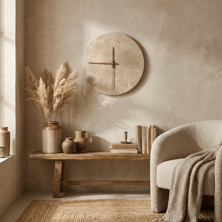 Dial Travertine Sconce - Vakkerlight