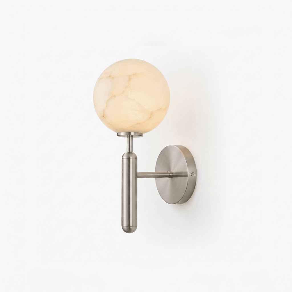 Globe Alabaster Wall Sconce - Vakkerlight