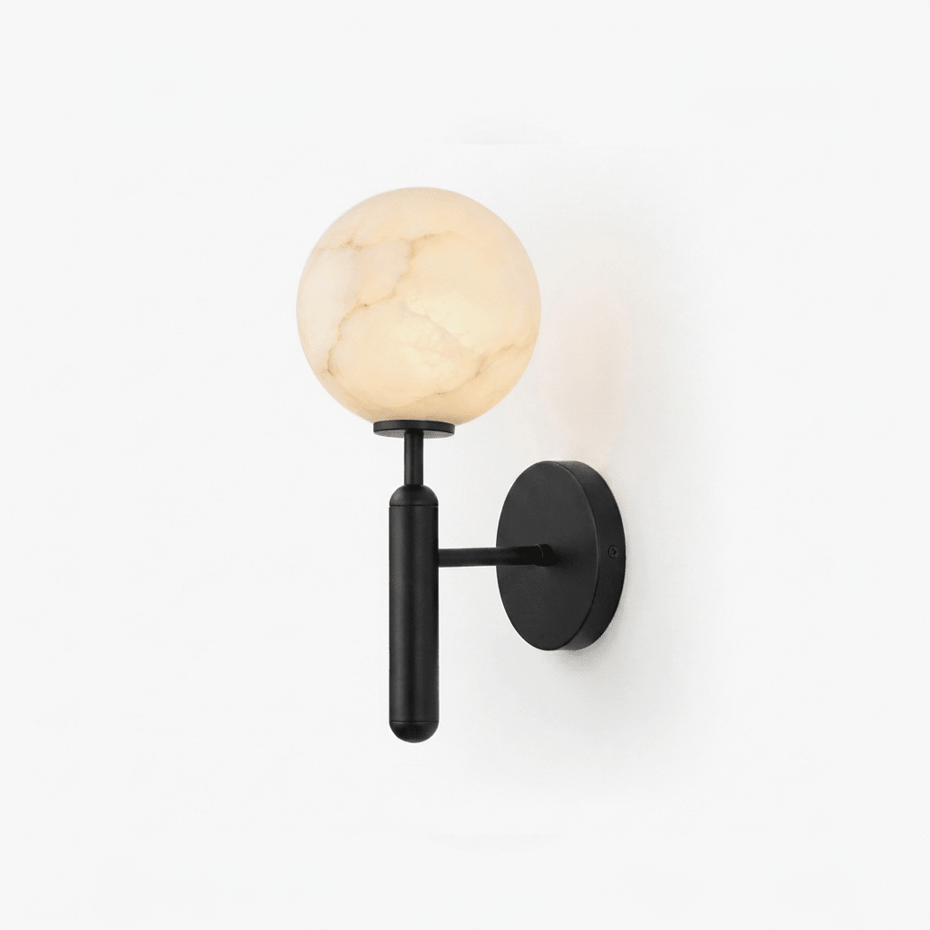 Globe Alabaster Wall Sconce - Vakkerlight