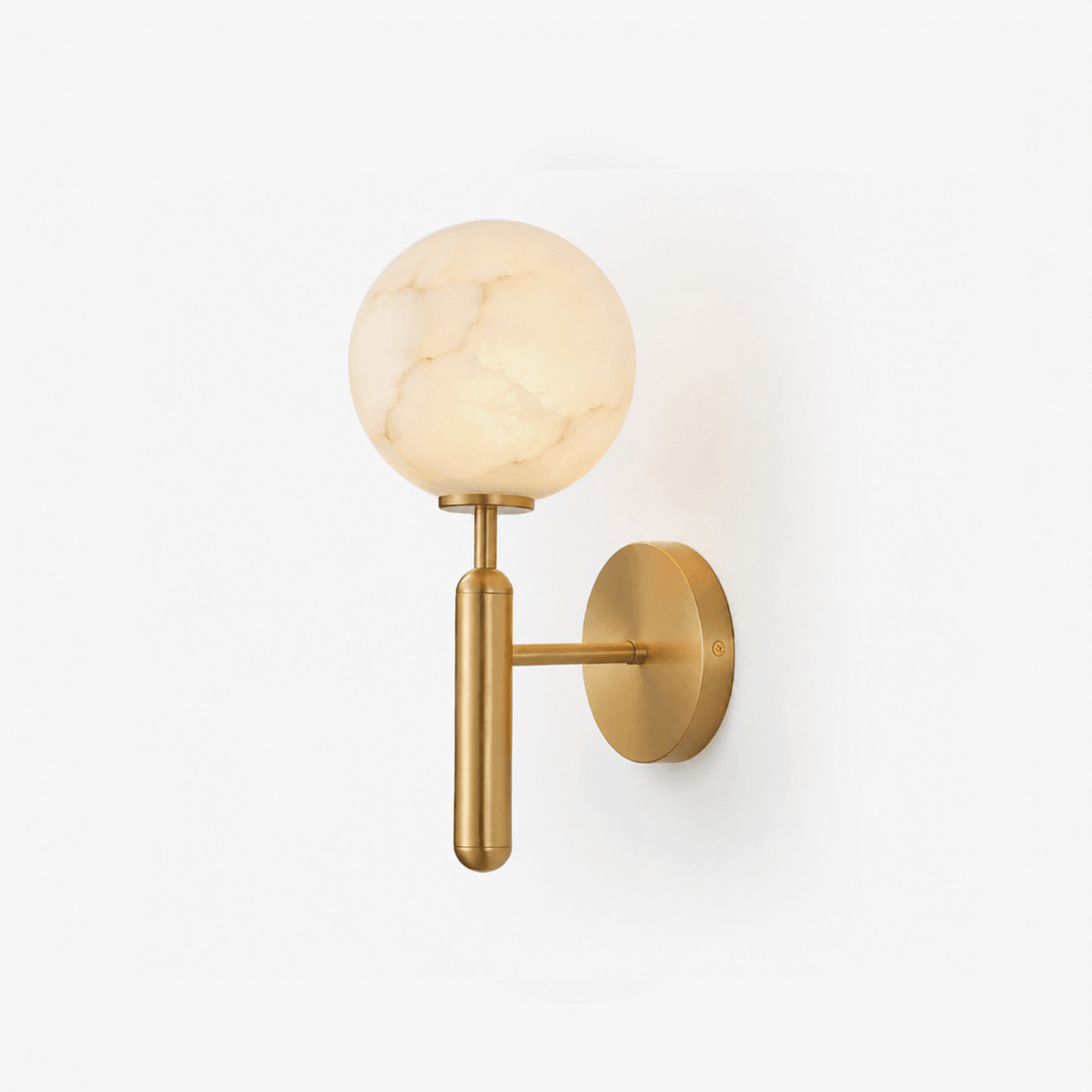 Globe Alabaster Wall Sconce - Vakkerlight