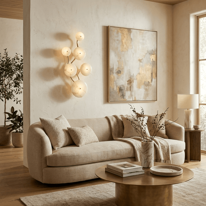 Cluster Alabaster Sconce - Vakkerlight