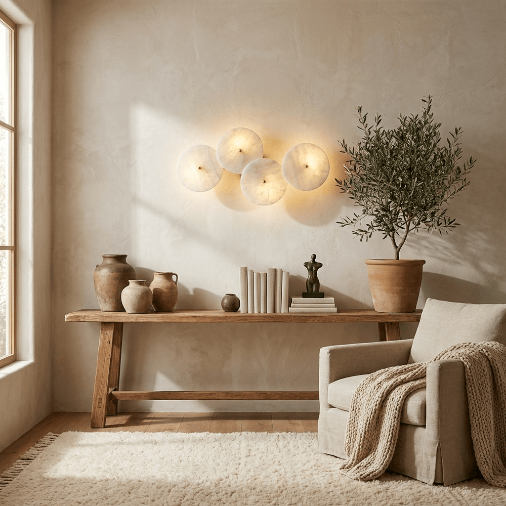 Cluster Alabaster Sconce - Vakkerlight