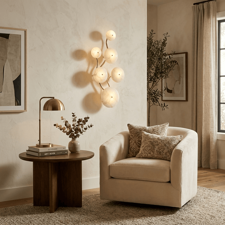 Cluster Alabaster Sconce - Vakkerlight