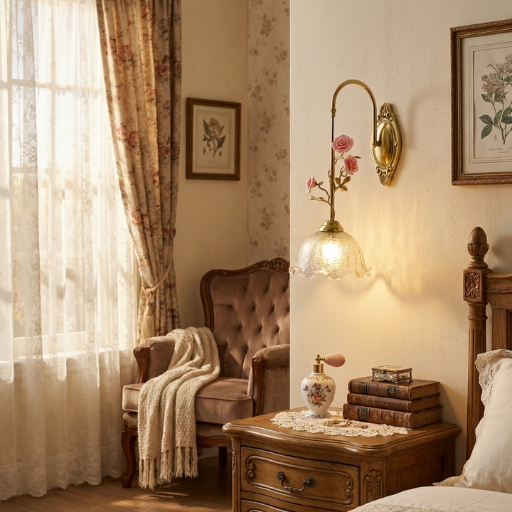 Rosamie Rose Wall Sconce