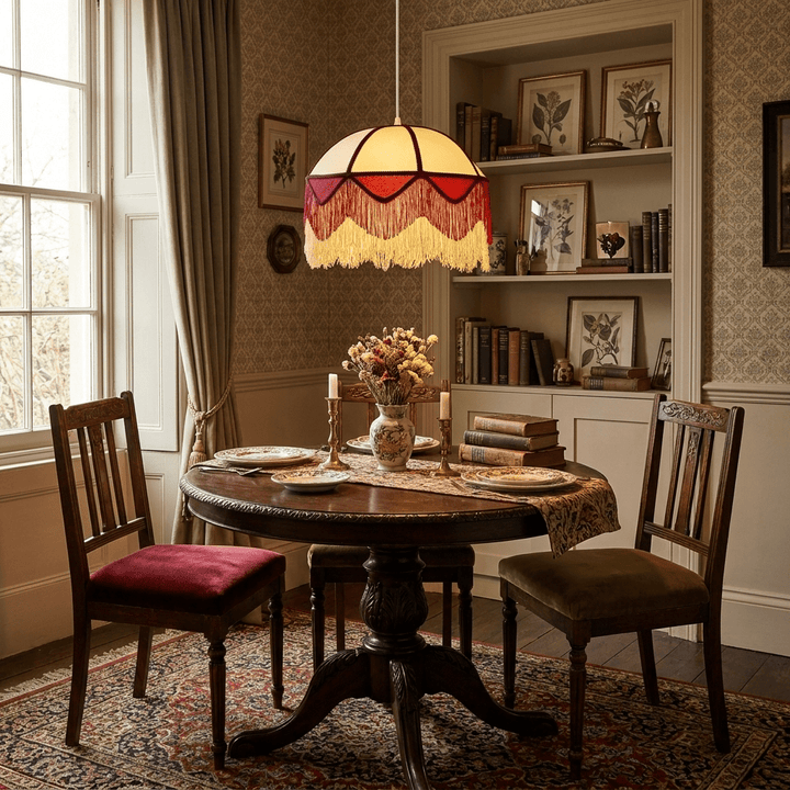 Cremisi Fringe Dome Pendant Light - Vakkerlight