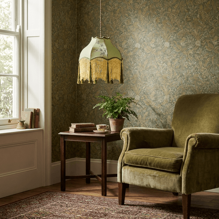 Prasina Beaded Fringe Pendant Light - Vakkerlight