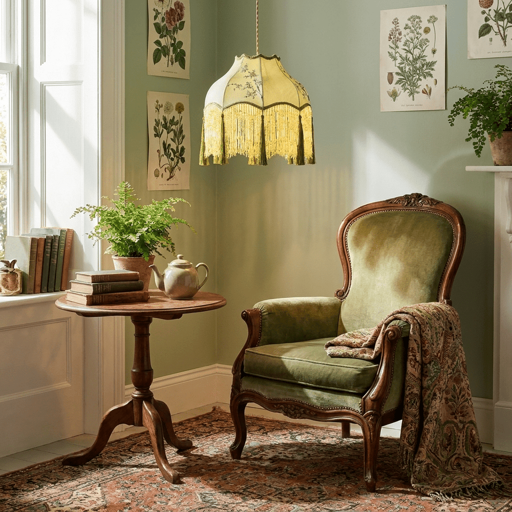 Prasina Beaded Fringe Pendant Light - Vakkerlight