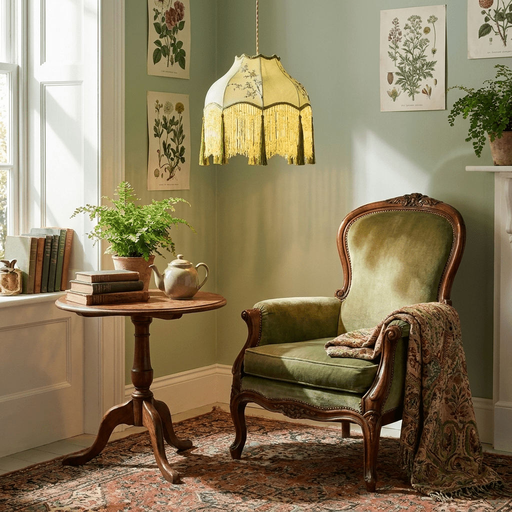 Prasina Beaded Fringe Pendant Light - Vakkerlight