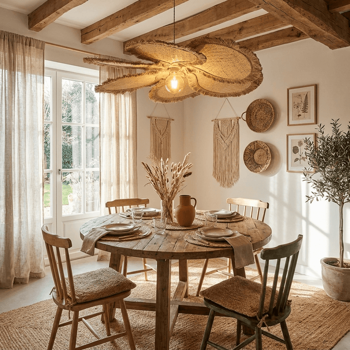 Sfrangia Raffia Pendant Lamp - Vakkerlight