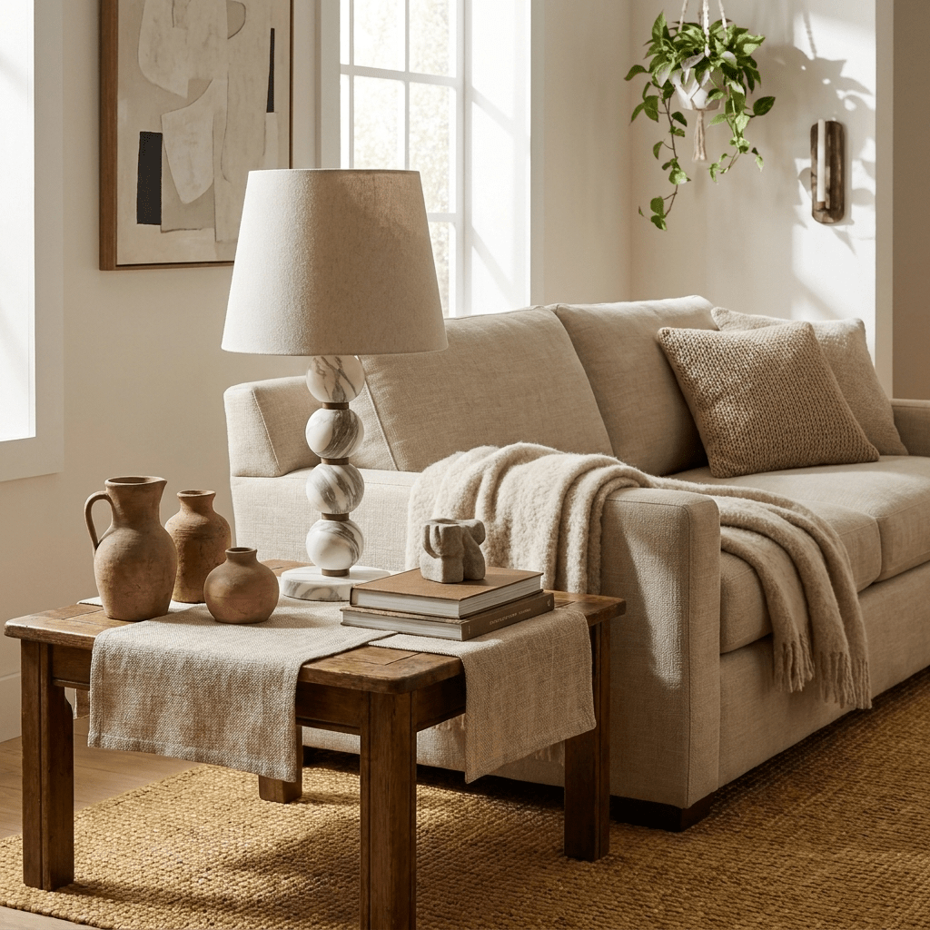 Marble Sphere Table Lamp - Vakkerlight