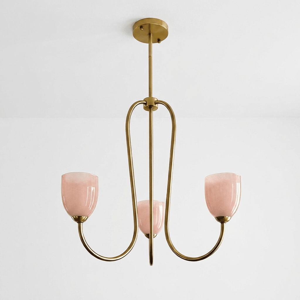 Tulip Gold Chandelier - Vakkerlight