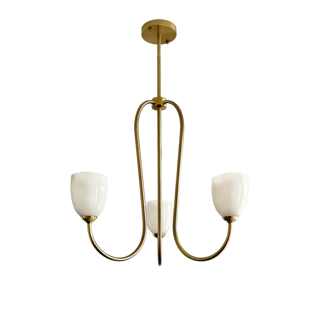 Tulip Gold Chandelier - Vakkerlight