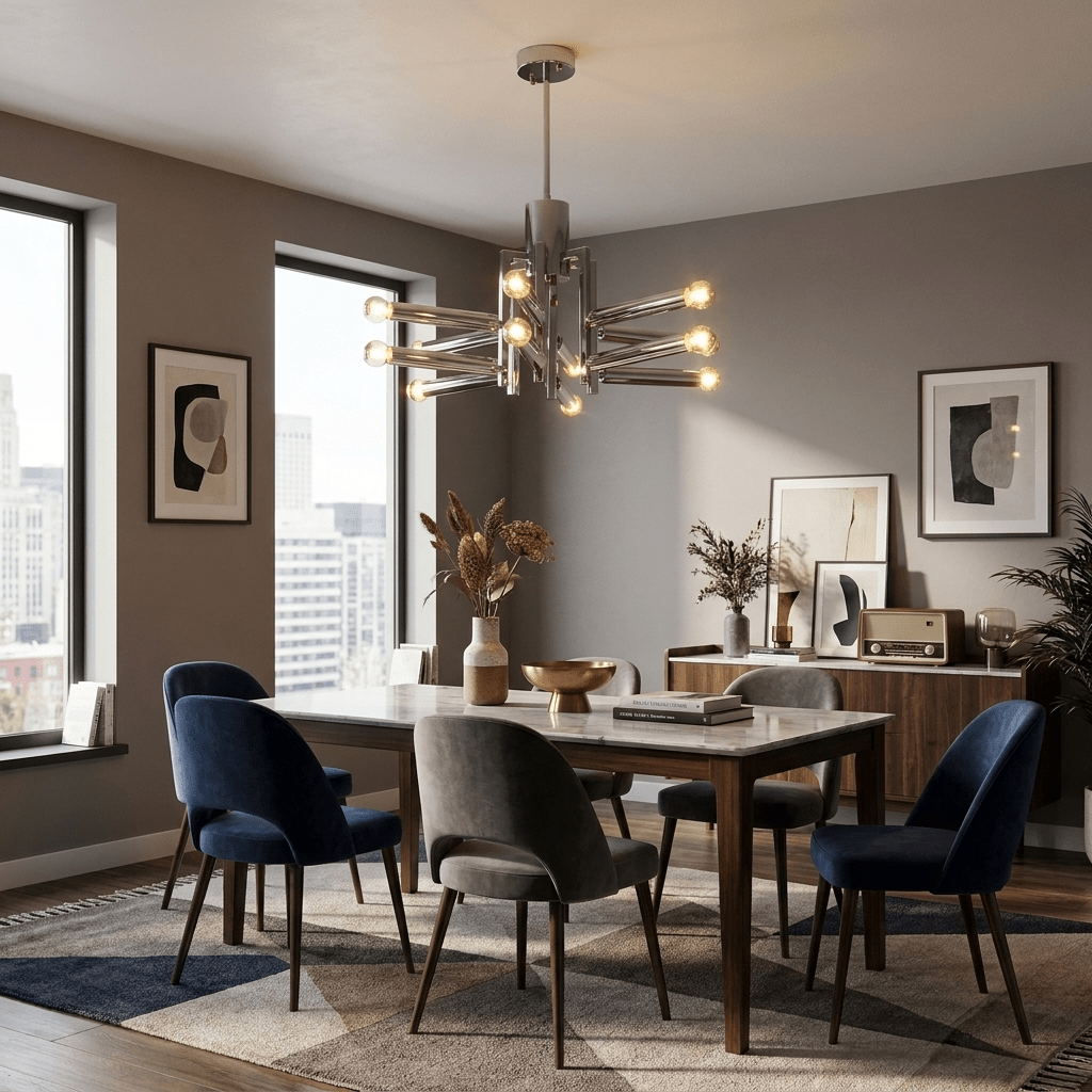 Sputnik Chrome Chandelier - Vakkerlight