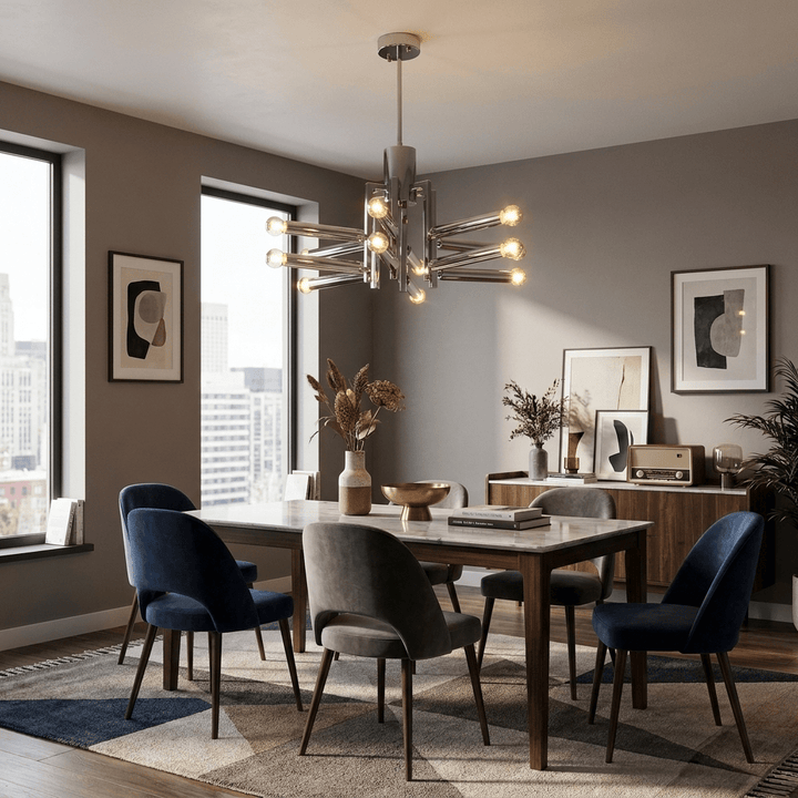 Sputnik Chrome Chandelier - Vakkerlight