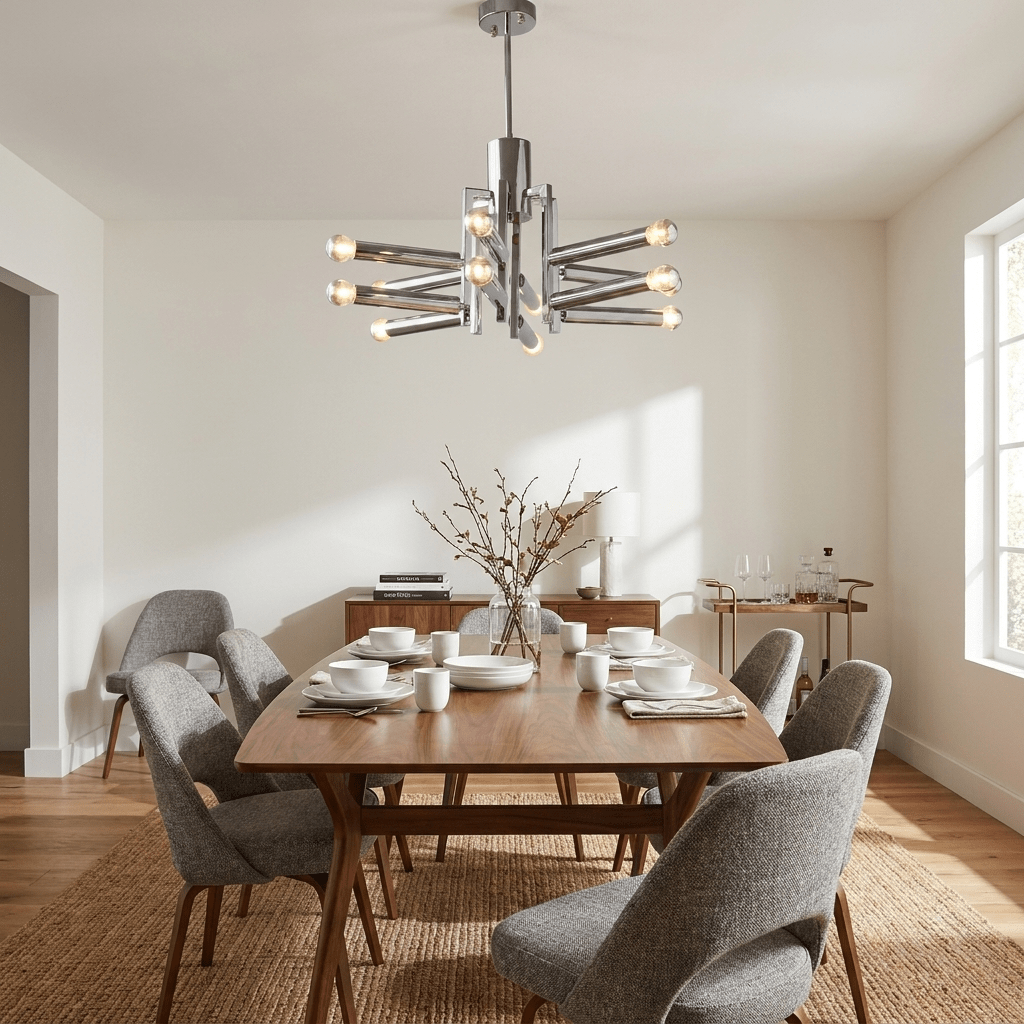 Sputnik Chrome Chandelier - Vakkerlight