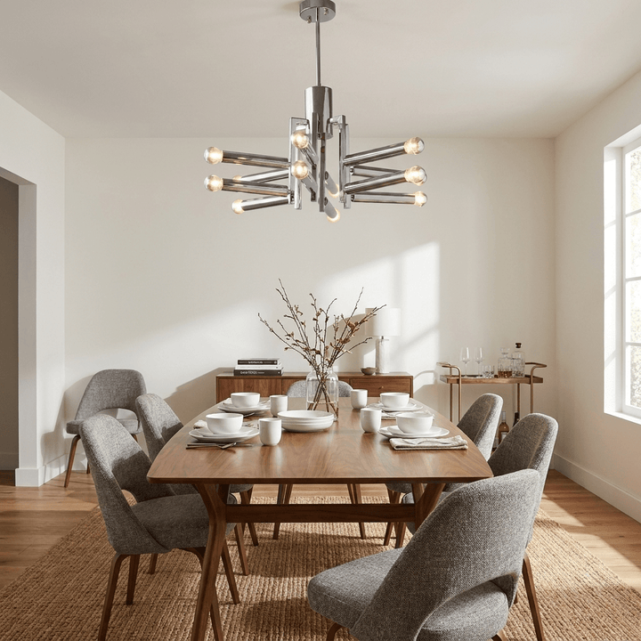 Sputnik Chrome Chandelier - Vakkerlight