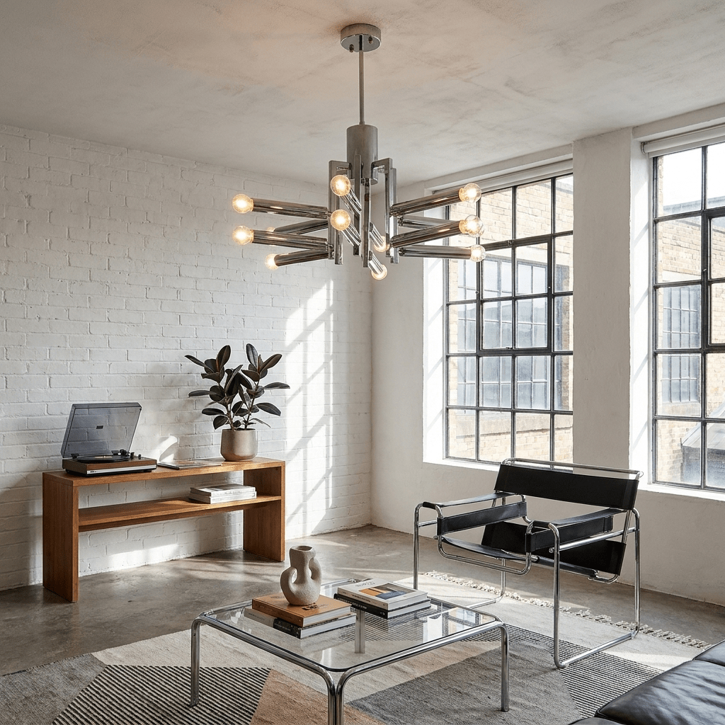 Sputnik Chrome Chandelier - Vakkerlight