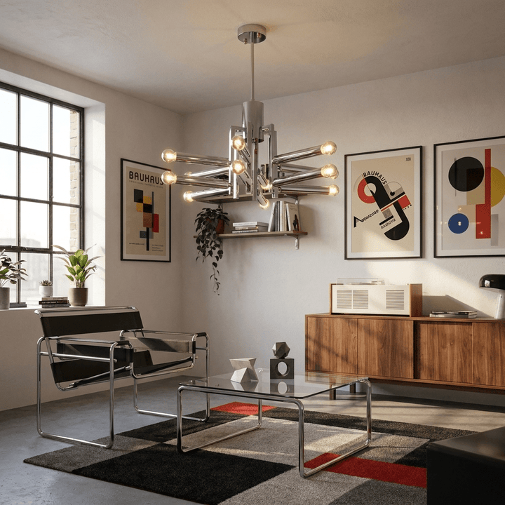 Sputnik Chrome Chandelier - Vakkerlight