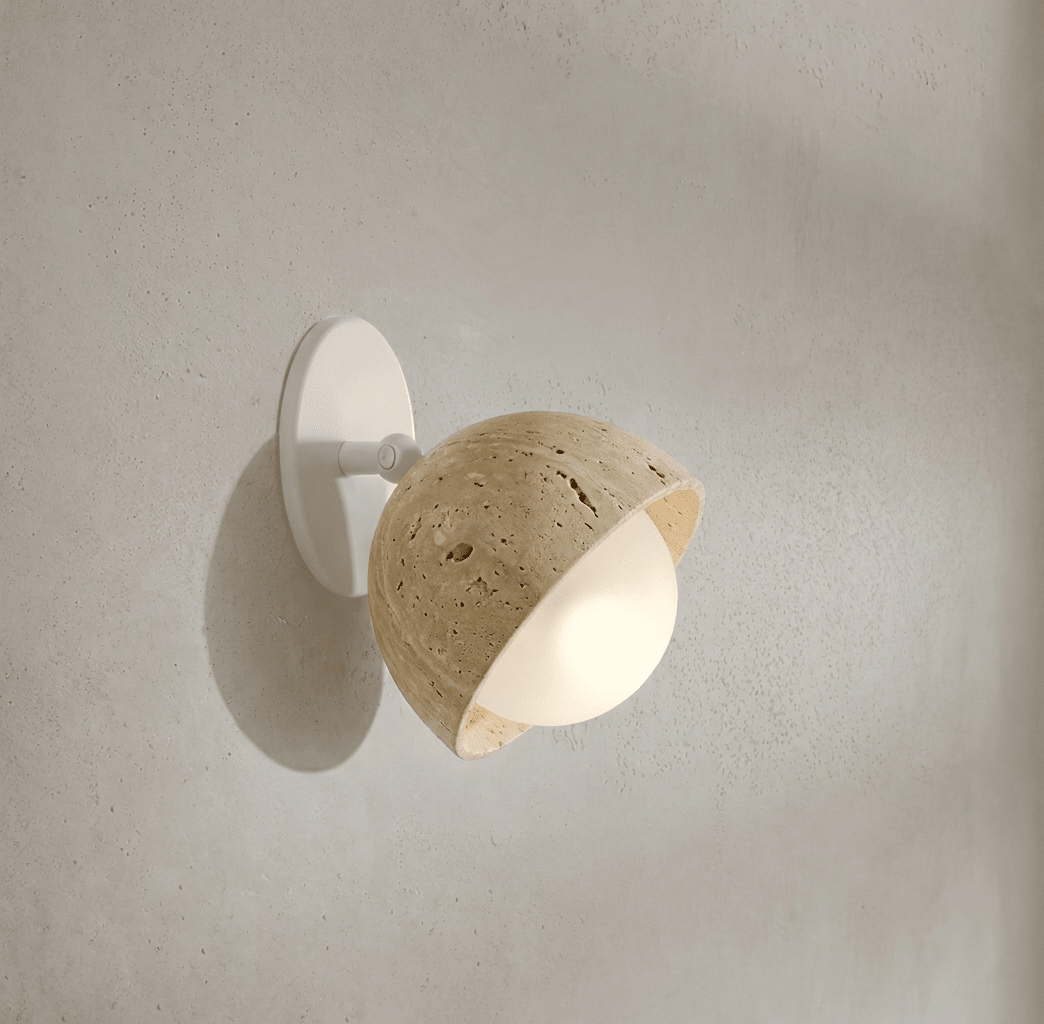 Tranquil Travertine Wall Light - Vakkerlight