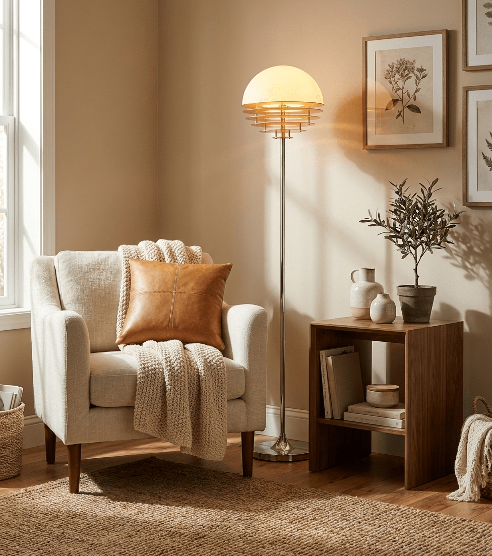 Dome Louver Floor Lamp - Vakkerlight