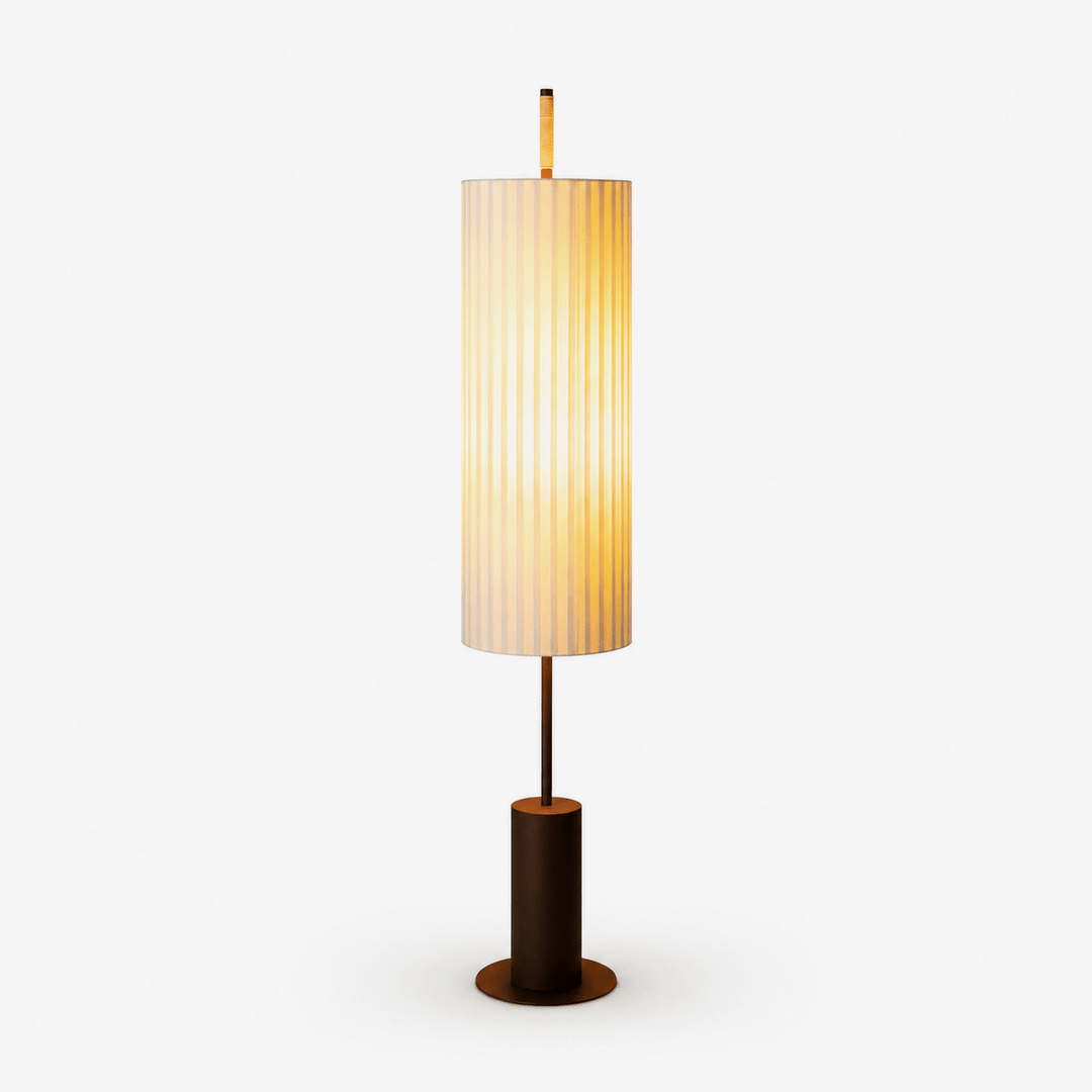 Pleated Cylinder Floor Lamp - Vakkerlight
