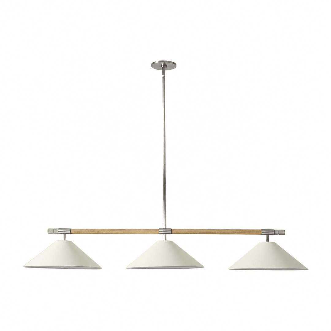 Linen Cone Linear Chandelier - Vakkerlight