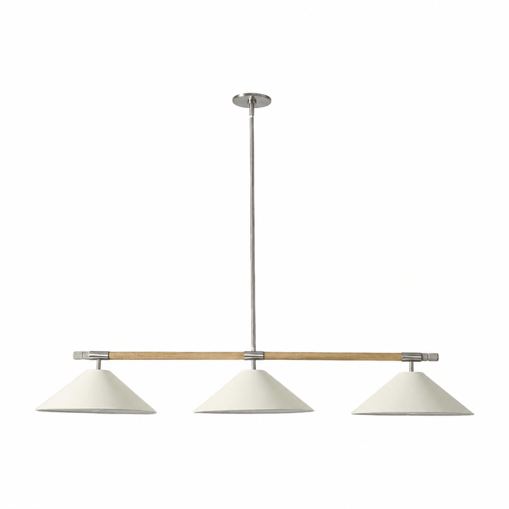 Linen Cone Linear Chandelier - Vakkerlight