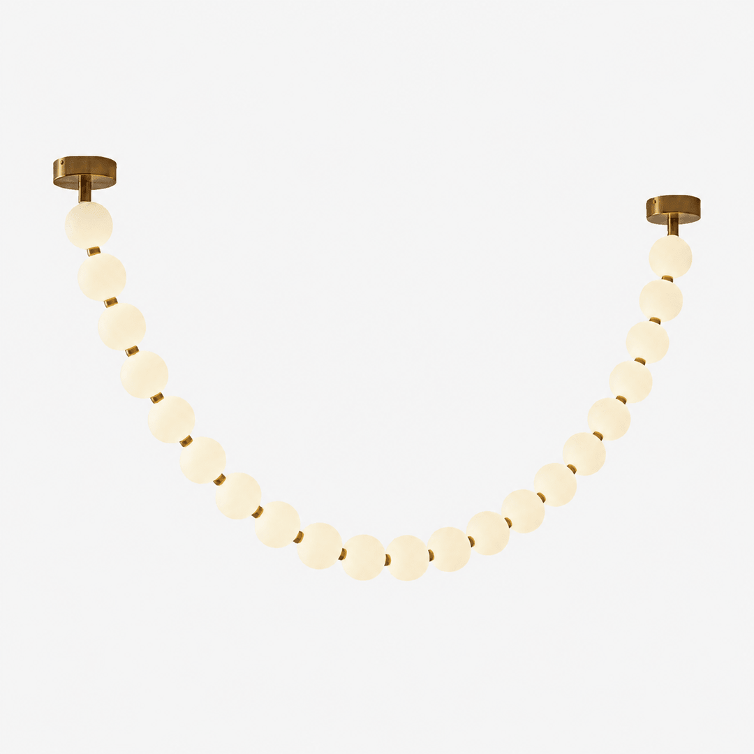 Pearl Necklace Balls Chandelier - Vakkerlight