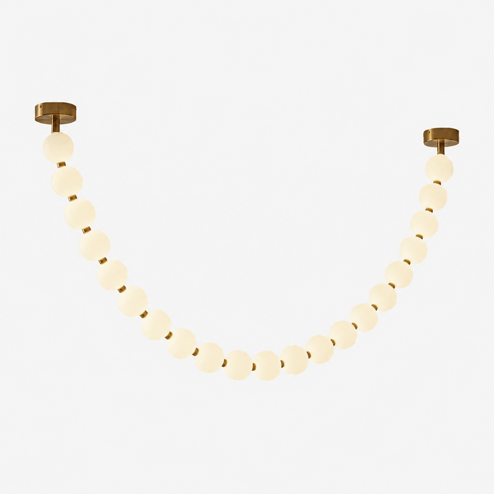 Pearl Necklace Balls Chandelier - Vakkerlight