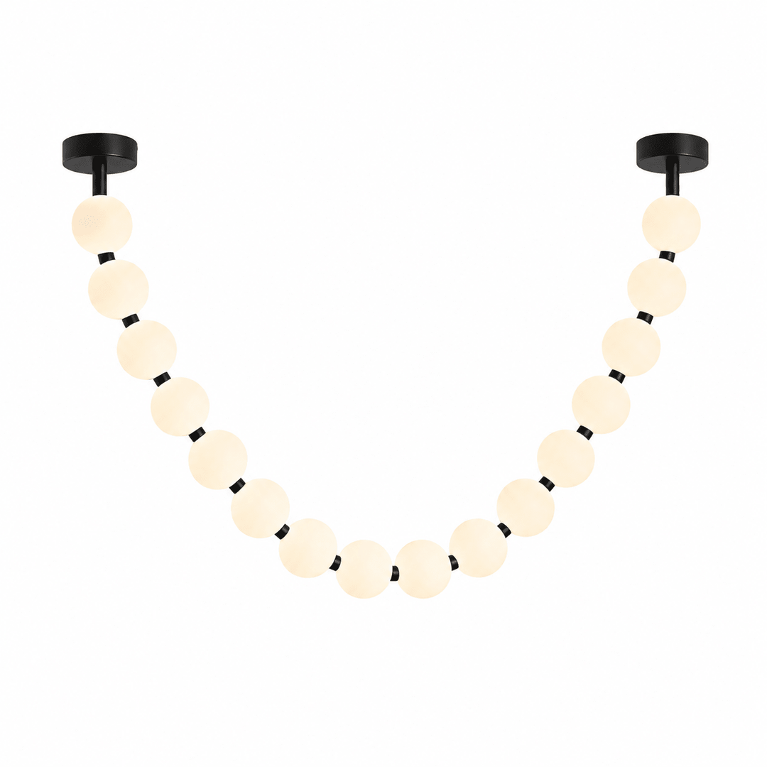 Pearl Necklace Balls Chandelier - Vakkerlight