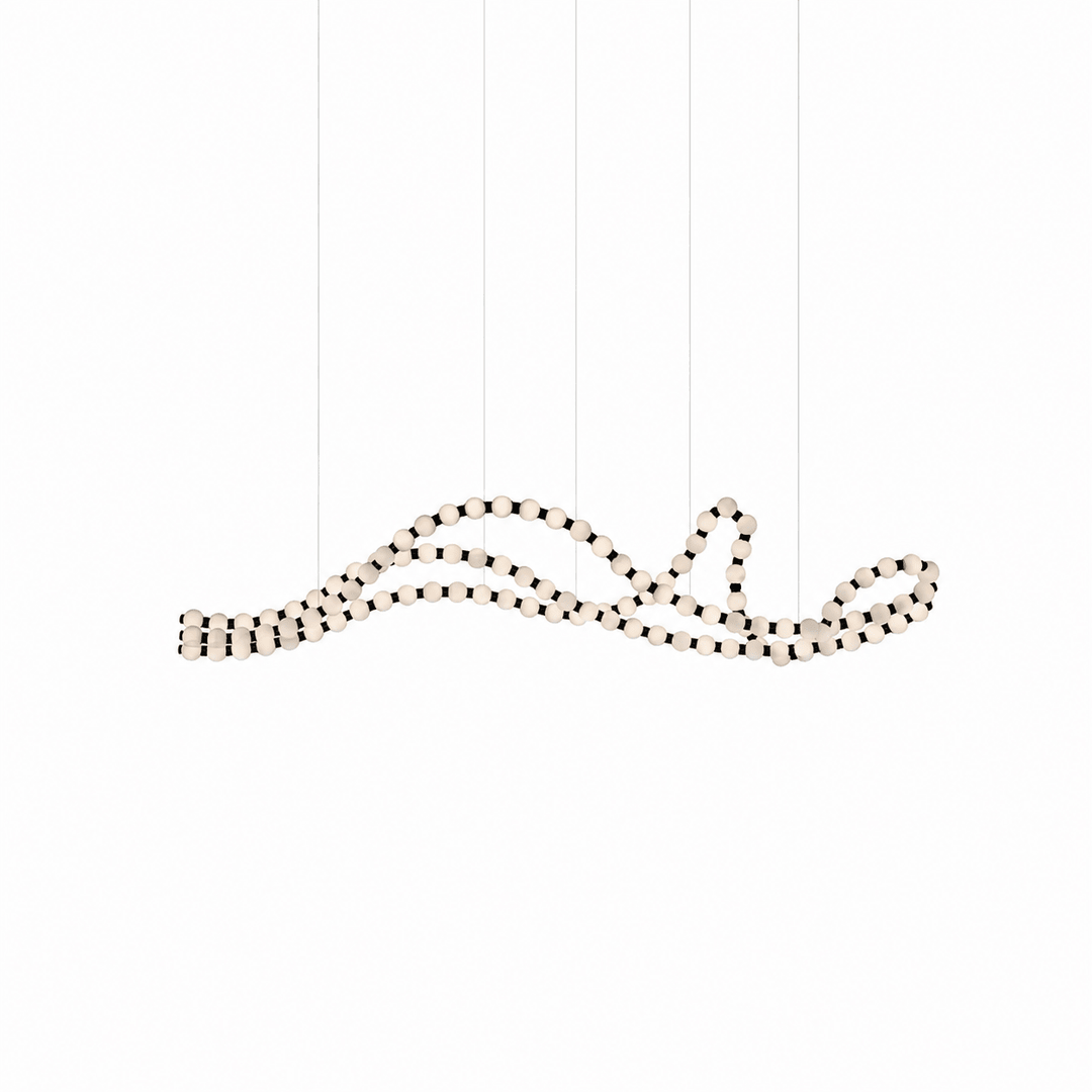 Pearl Necklace Balls Chandelier - Vakkerlight