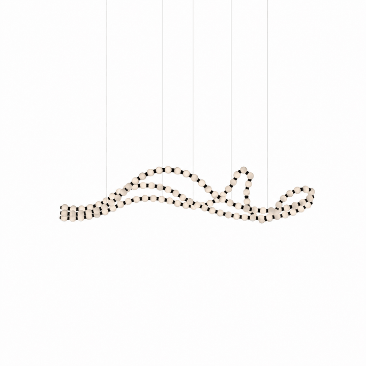 Pearl Necklace Balls Chandelier - Vakkerlight