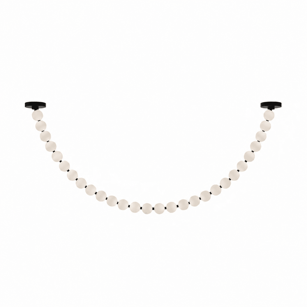 Pearl Necklace Balls Chandelier - Vakkerlight
