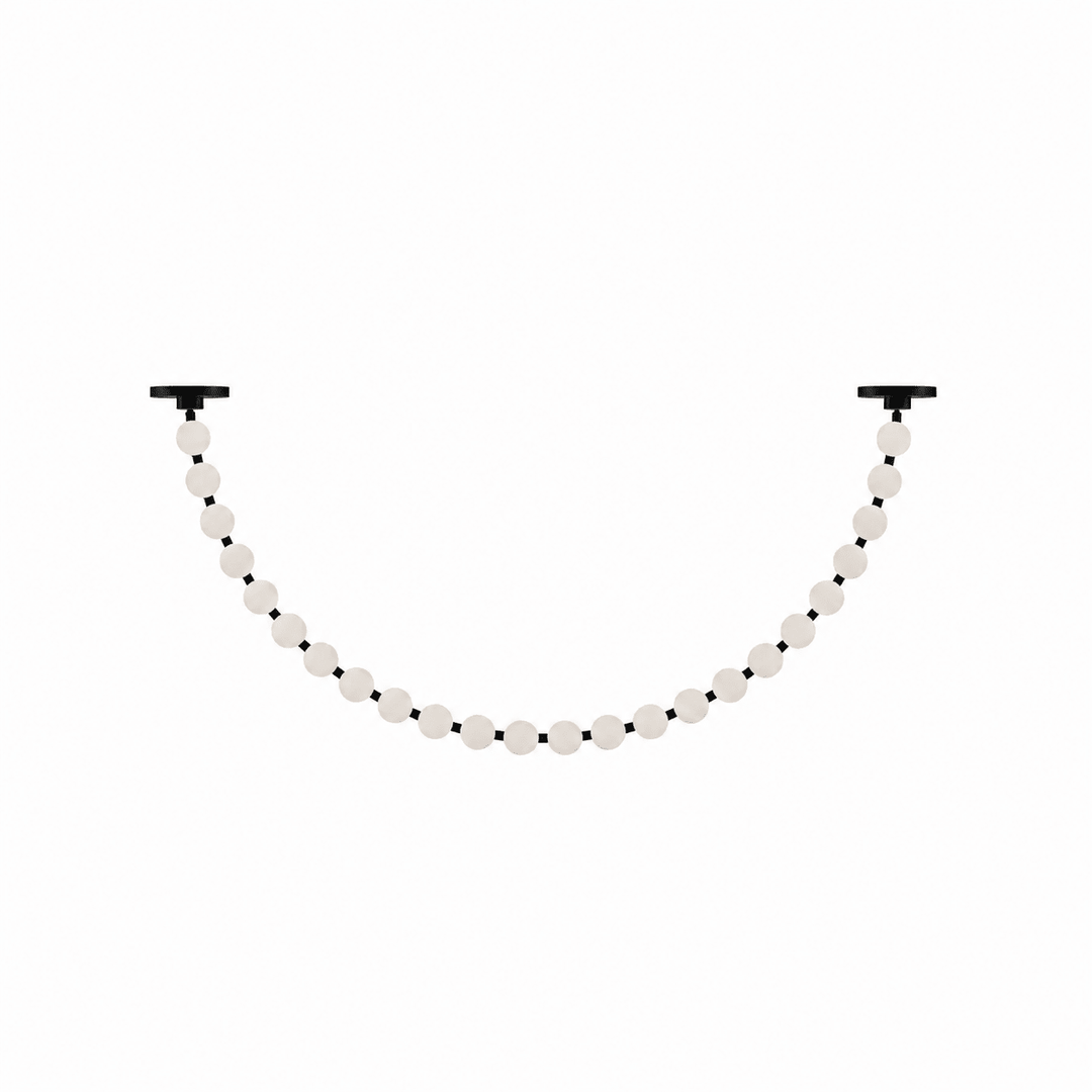 Pearl Necklace Balls Chandelier - Vakkerlight