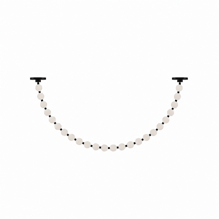 Pearl Necklace Balls Chandelier - Vakkerlight