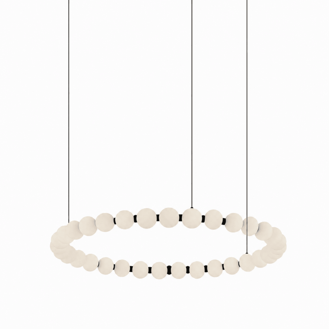 Pearl Necklace Balls Chandelier - Vakkerlight