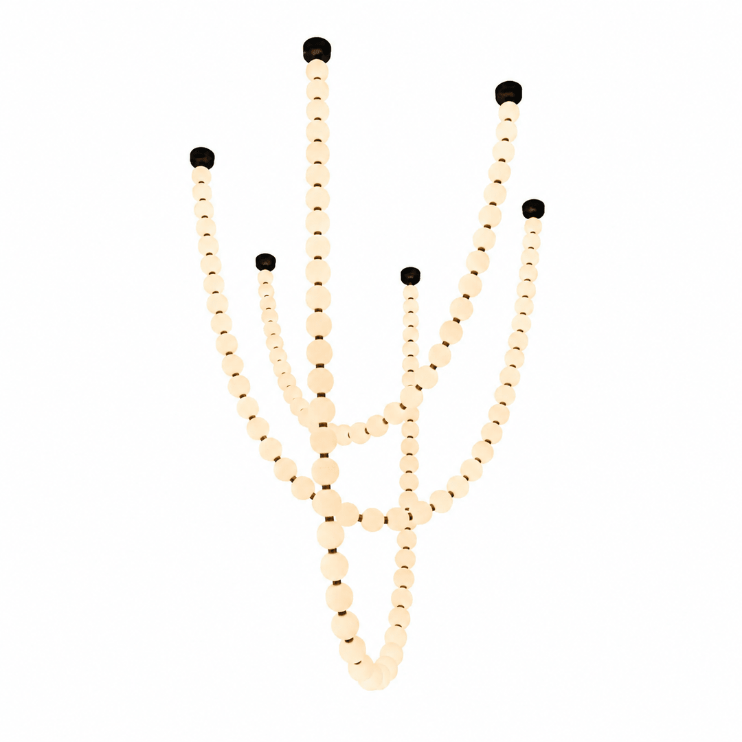 Pearl Necklace Balls Chandelier - Vakkerlight
