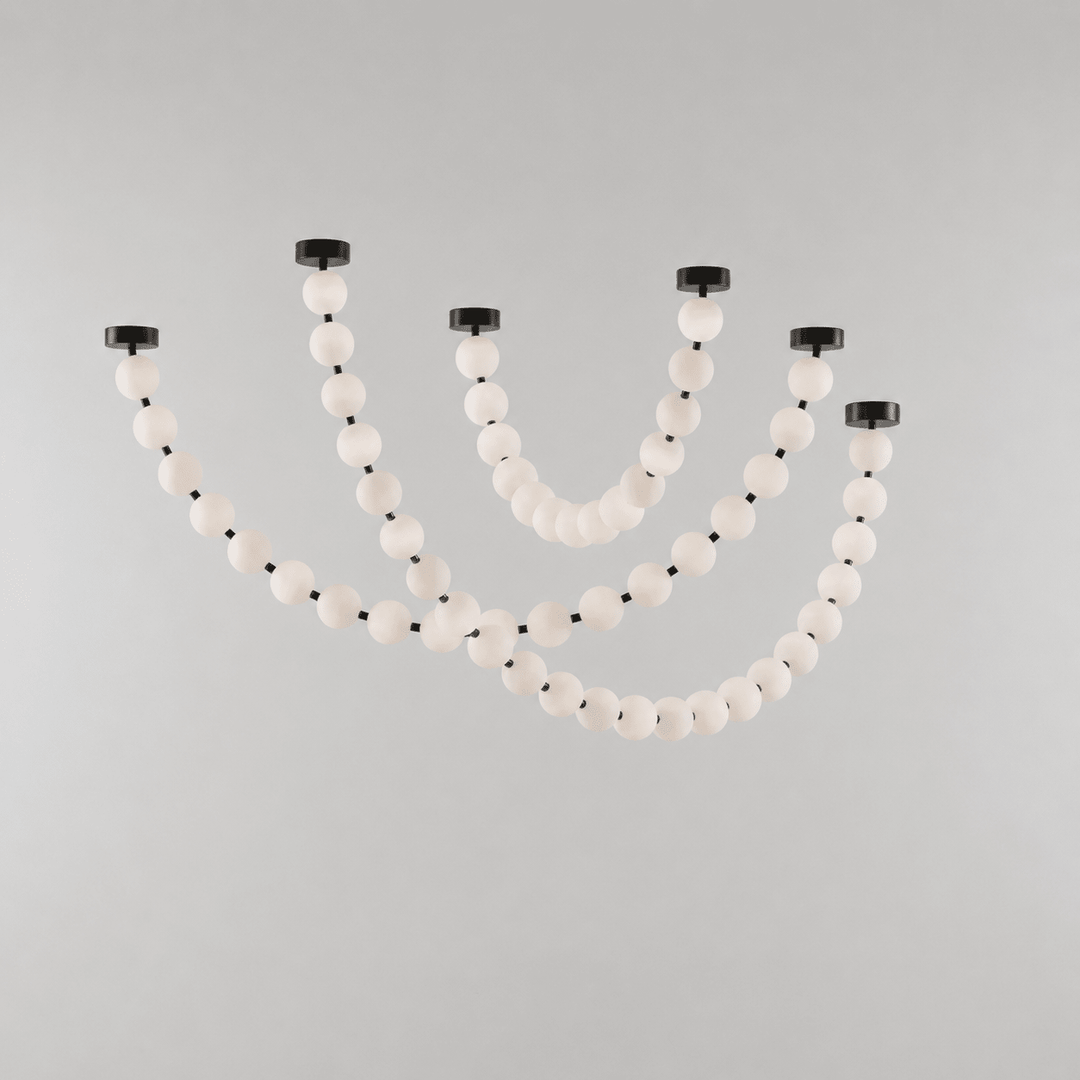 Pearl Necklace Balls Chandelier - Vakkerlight