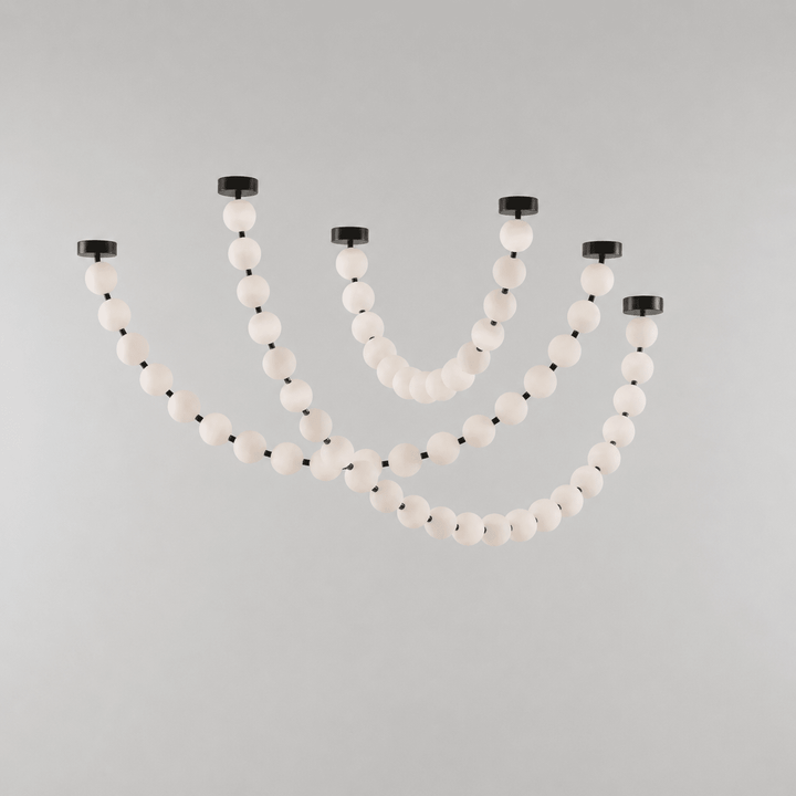 Pearl Necklace Balls Chandelier - Vakkerlight