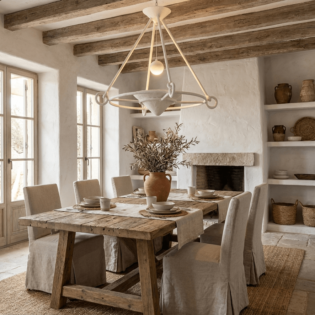 Sculptural Plaster Chandelier - Vakkerlight