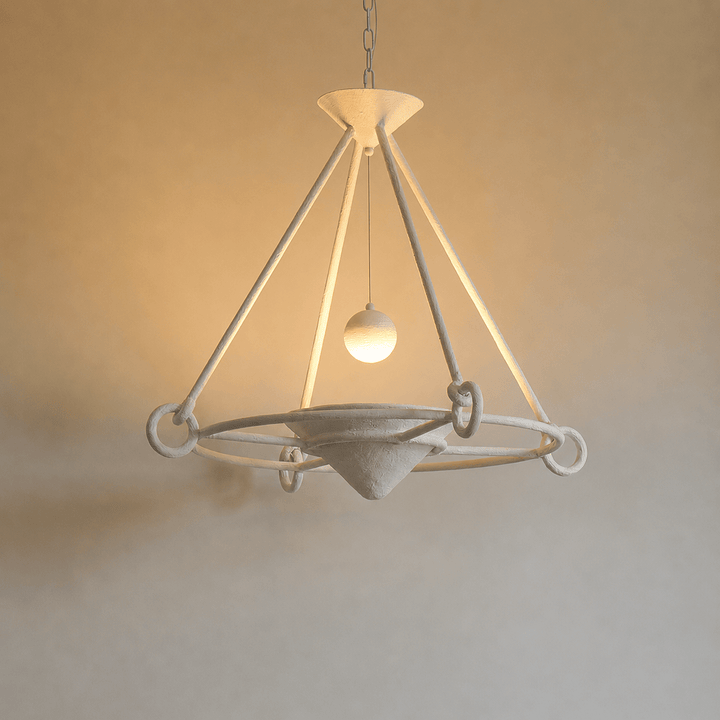 Sculptural Plaster Chandelier - Vakkerlight